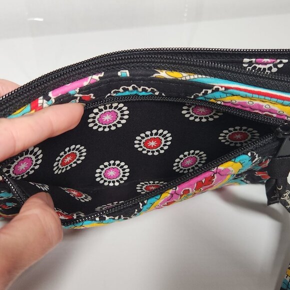 Vera Bradley Parisian Paisly and Floral Wristlet Wallet - Picture 4 of 8